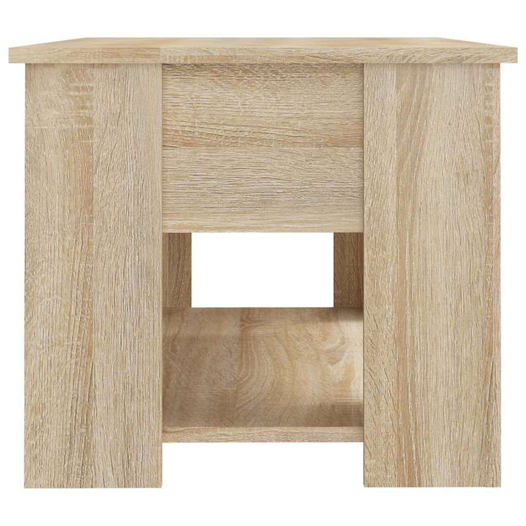 Couchtisch Sonoma-Eiche 79x49x41 cm Holzwerkstoff - Pazzar.ch