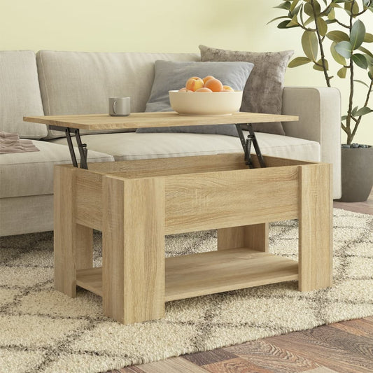 Couchtisch Sonoma-Eiche 79x49x41 cm Holzwerkstoff - Pazzar.ch