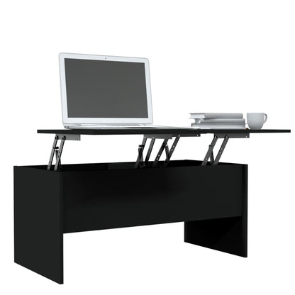 Couchtisch Schwarz 102x50,5x46,5 cm Holzwerkstoff - Pazzar.ch
