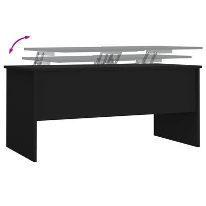 Couchtisch Schwarz 102x50,5x46,5 cm Holzwerkstoff - Pazzar.ch