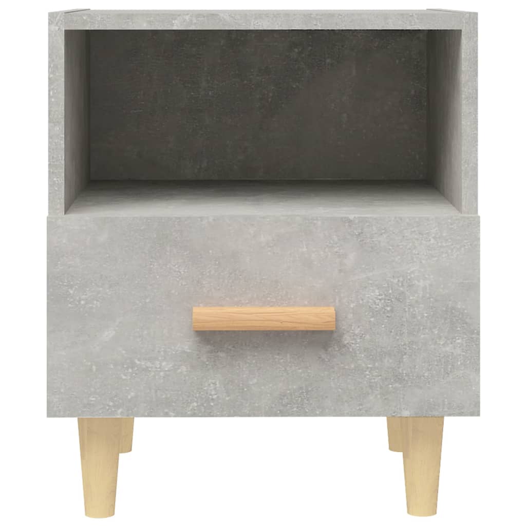 Nachttische 2 Stk. Betongrau 40x35x47 cm - Pazzar.ch