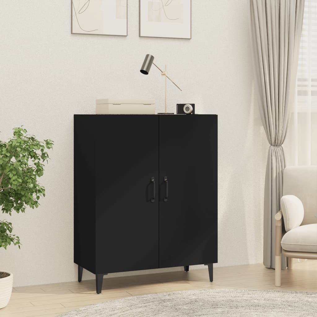 Sideboard Schwarz 70x34x90 cm Holzwerkstoff - Pazzar.ch