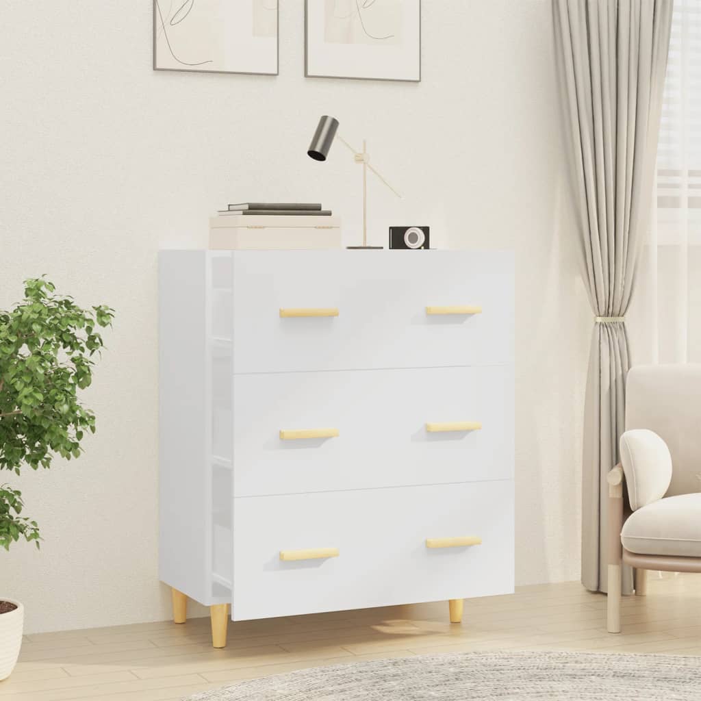 Sideboard Weiß 70x34x90 cm Holzwerkstoff - Pazzar.ch