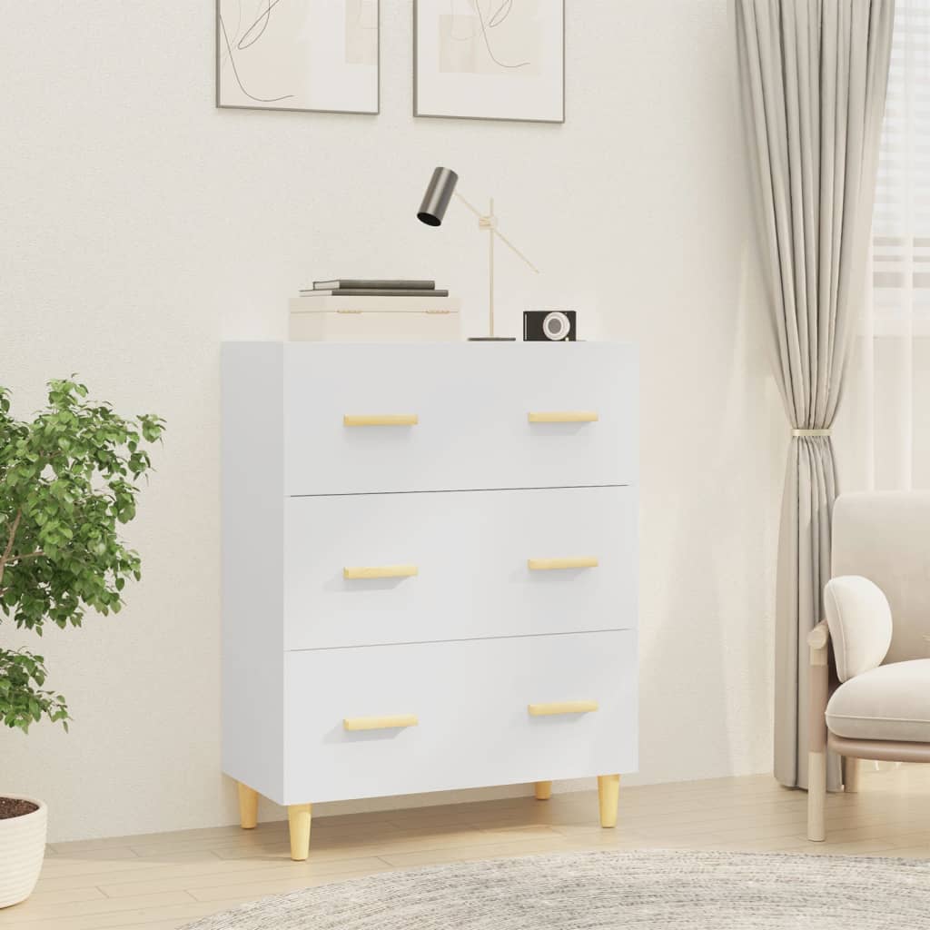 Sideboard Weiß 70x34x90 cm Holzwerkstoff - Pazzar.ch