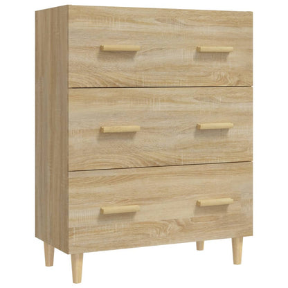 Sideboard Sonoma-Eiche 70x34x90 cm Holzwerkstoff - Pazzar.ch