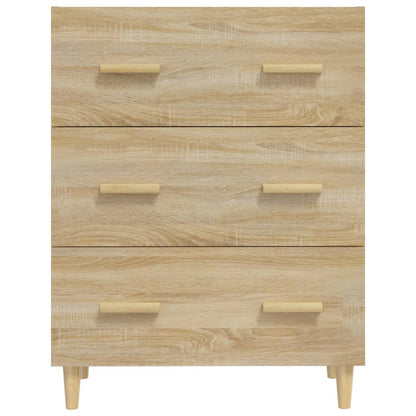 Sideboard Sonoma-Eiche 70x34x90 cm Holzwerkstoff - Pazzar.ch