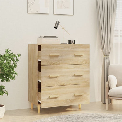 Sideboard Sonoma-Eiche 70x34x90 cm Holzwerkstoff - Pazzar.ch