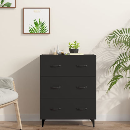 Sideboard Schwarz 69,5x34x90 cm Holzwerkstoff - Pazzar.ch