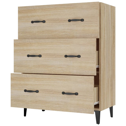 Sideboard Sonoma-Eiche 69,5x34x90 cm Holzwerkstoff - Pazzar.ch