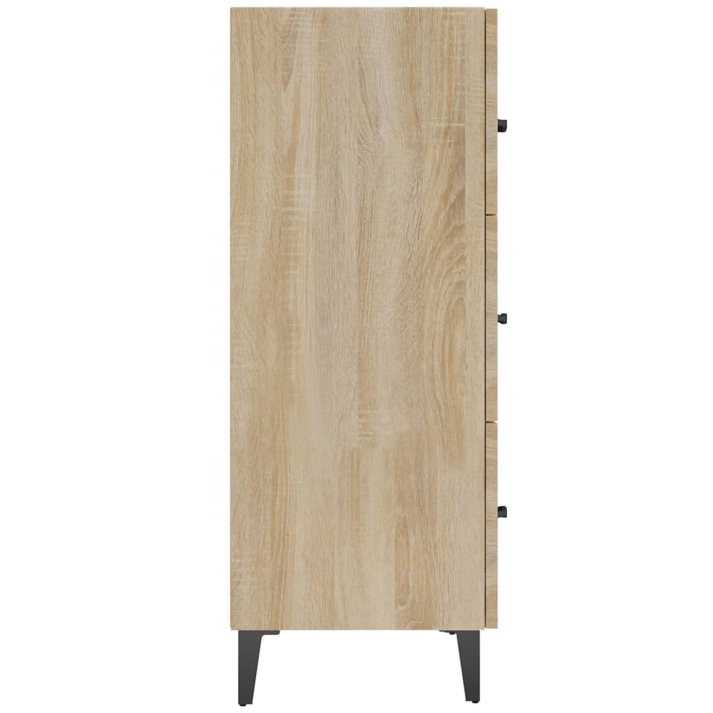 Sideboard Sonoma-Eiche 69,5x34x90 cm Holzwerkstoff - Pazzar.ch