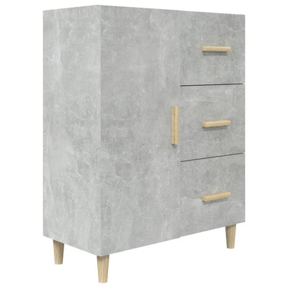 Sideboard Betongrau 69,5x34x90 cm Holzwerkstoff - Pazzar.ch