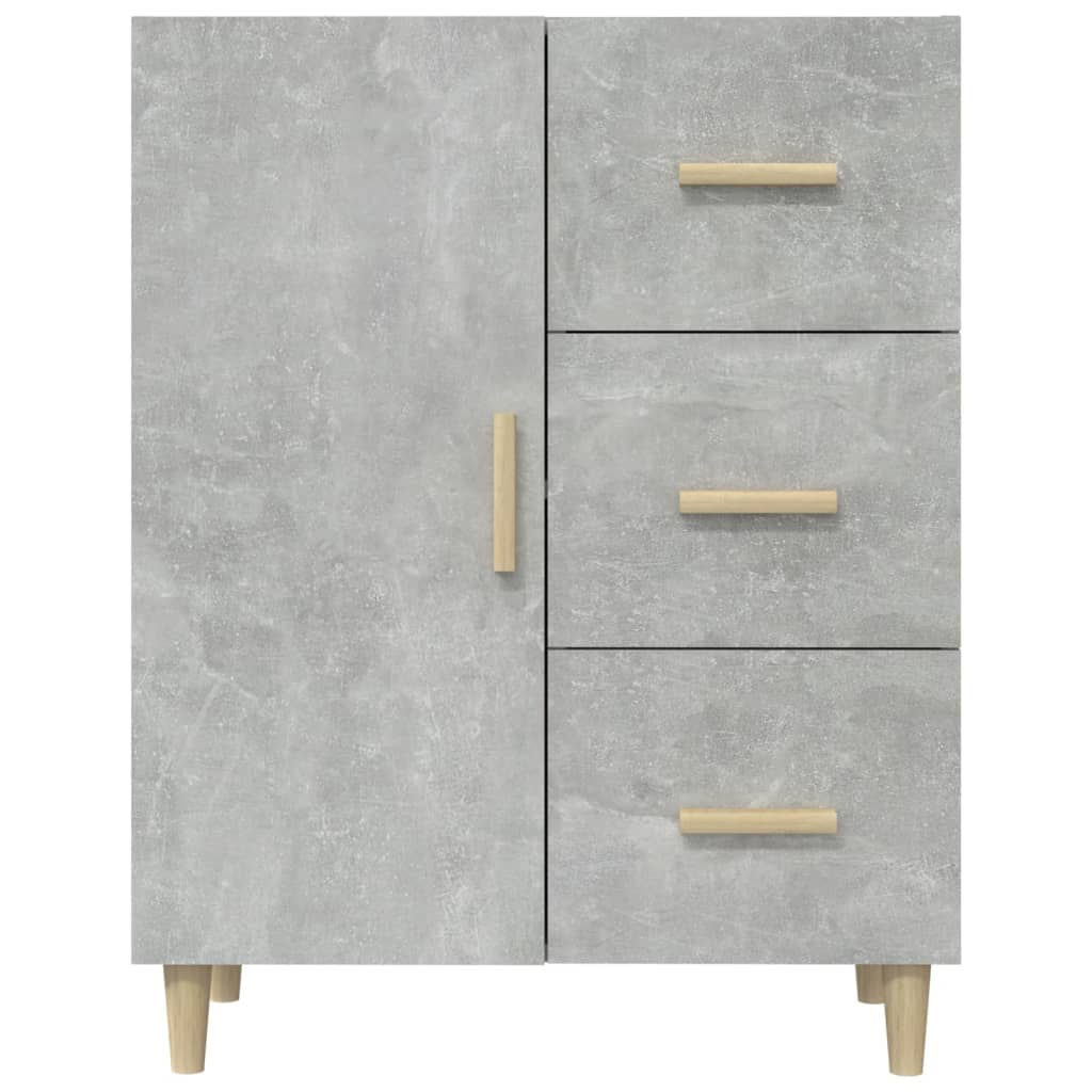 Sideboard Betongrau 69,5x34x90 cm Holzwerkstoff - Pazzar.ch