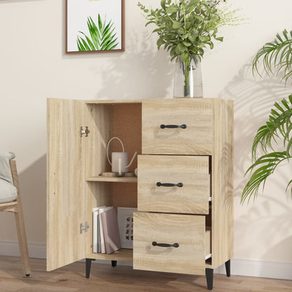 Sideboard Sonoma-Eiche 69,5x34x90 cm Holzwerkstoff - Pazzar.ch