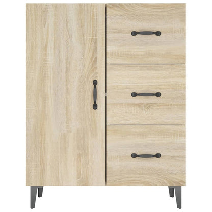 Sideboard Sonoma-Eiche 69,5x34x90 cm Holzwerkstoff - Pazzar.ch