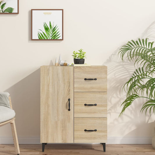 Sideboard Sonoma-Eiche 69,5x34x90 cm Holzwerkstoff - Pazzar.ch