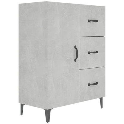 Sideboard Betongrau 69,5x34x90 cm Holzwerkstoff - Pazzar.ch