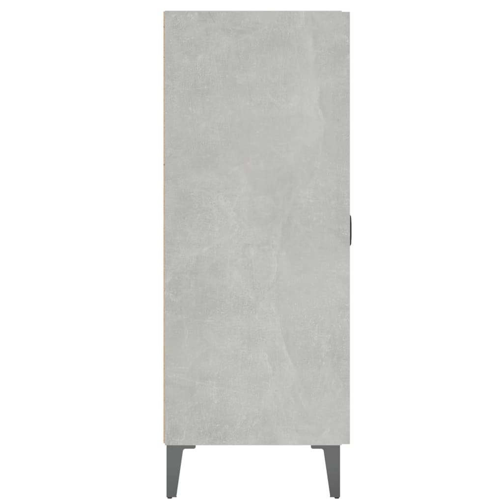 Sideboard Betongrau 69,5x34x90 cm Holzwerkstoff - Pazzar.ch