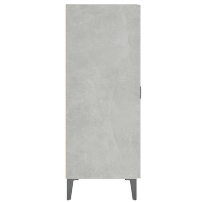 Sideboard Betongrau 69,5x34x90 cm Holzwerkstoff - Pazzar.ch