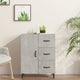 Sideboard Betongrau 69,5x34x90 cm Holzwerkstoff