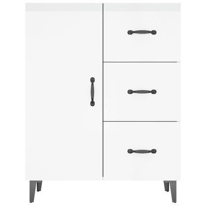 Sideboard Hochglanz-Weiß 69,5x34x90 cm Holzwerkstoff - Pazzar.ch