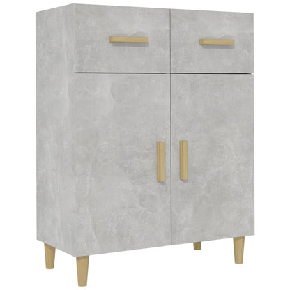 Sideboard Betongrau 69,5x34x89 cm Holzwerkstoff - Pazzar.ch