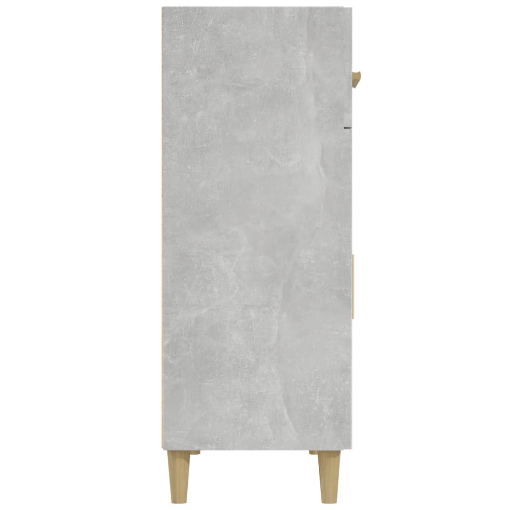 Sideboard Betongrau 69,5x34x89 cm Holzwerkstoff - Pazzar.ch