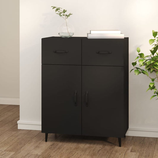 Sideboard Schwarz 69,5x34x90 cm Holzwerkstoff - Pazzar.ch