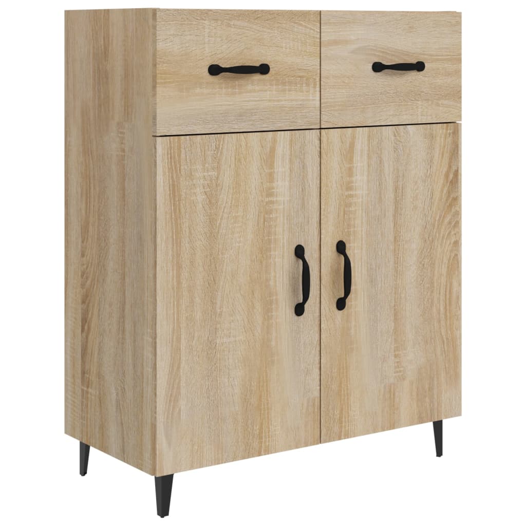 Sideboard Sonoma-Eiche 69,5x34x90 cm Holzwerkstoff - Pazzar.ch