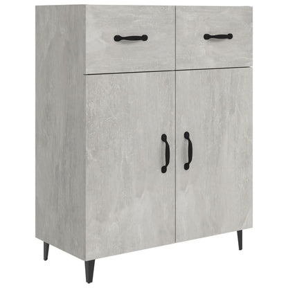 Sideboard Betongrau 69,5x34x90 cm Holzwerkstoff - Pazzar.ch