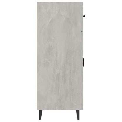 Sideboard Betongrau 69,5x34x90 cm Holzwerkstoff - Pazzar.ch