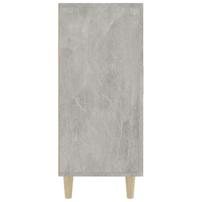 Sideboard Betongrau 90x34x80 cm Holzwerkstoff - Pazzar.ch