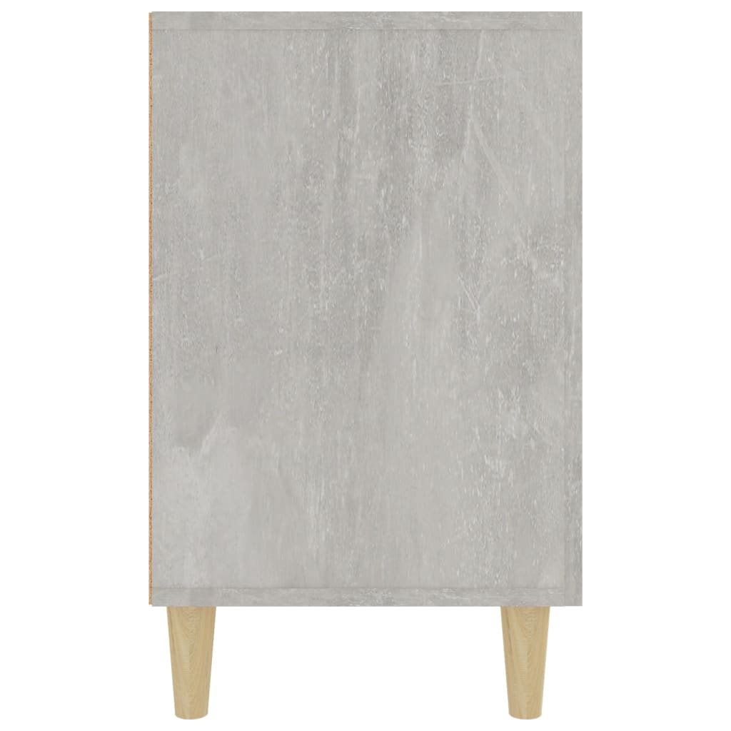 Sideboard Betongrau 100x36x60 cm Holzwerkstoff - Pazzar.ch