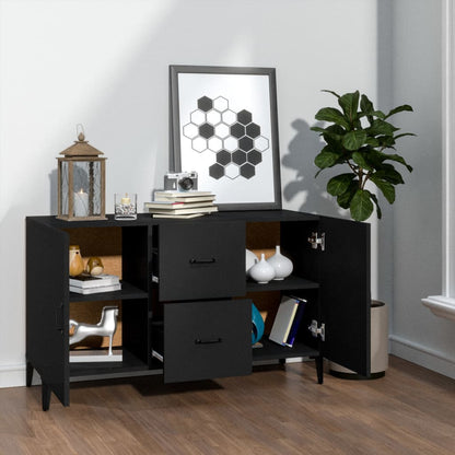 Sideboard Schwarz 100x36x60 cm Holzwerkstoff - Pazzar.ch