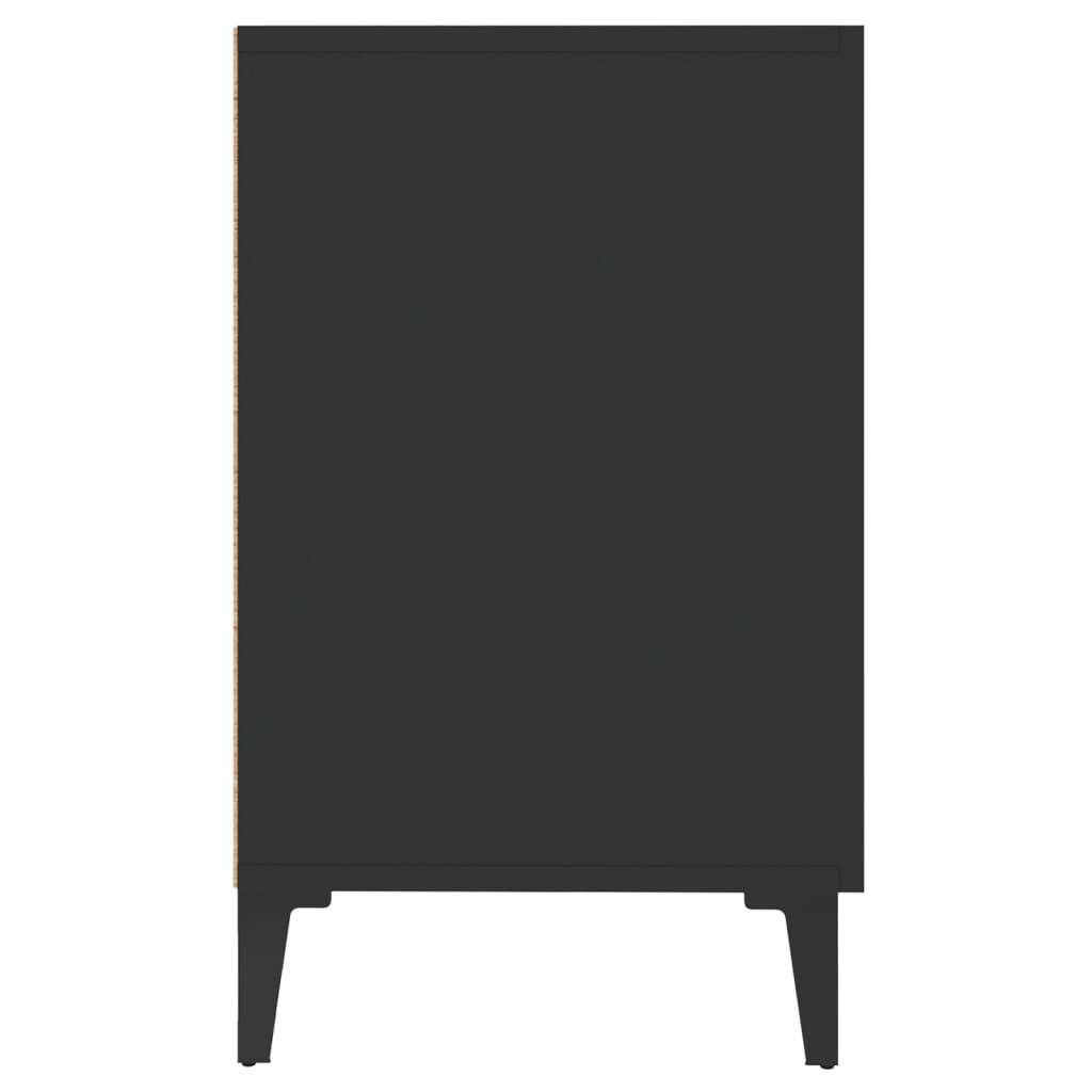 Sideboard Schwarz 100x36x60 cm Holzwerkstoff - Pazzar.ch