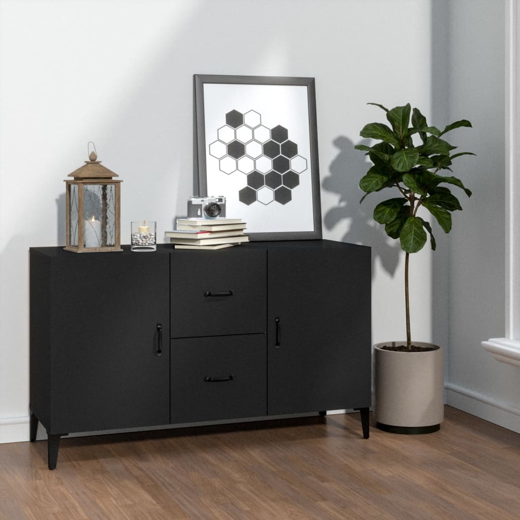 Sideboard Schwarz 100x36x60 cm Holzwerkstoff - Pazzar.ch