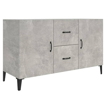 Sideboard Betongrau 100x36x60 cm Holzwerkstoff - Pazzar.ch