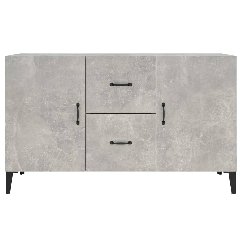 Sideboard Betongrau 100x36x60 cm Holzwerkstoff - Pazzar.ch