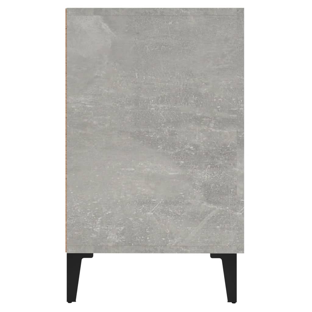 Sideboard Betongrau 100x36x60 cm Holzwerkstoff - Pazzar.ch