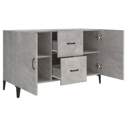 Sideboard Betongrau 100x36x60 cm Holzwerkstoff - Pazzar.ch