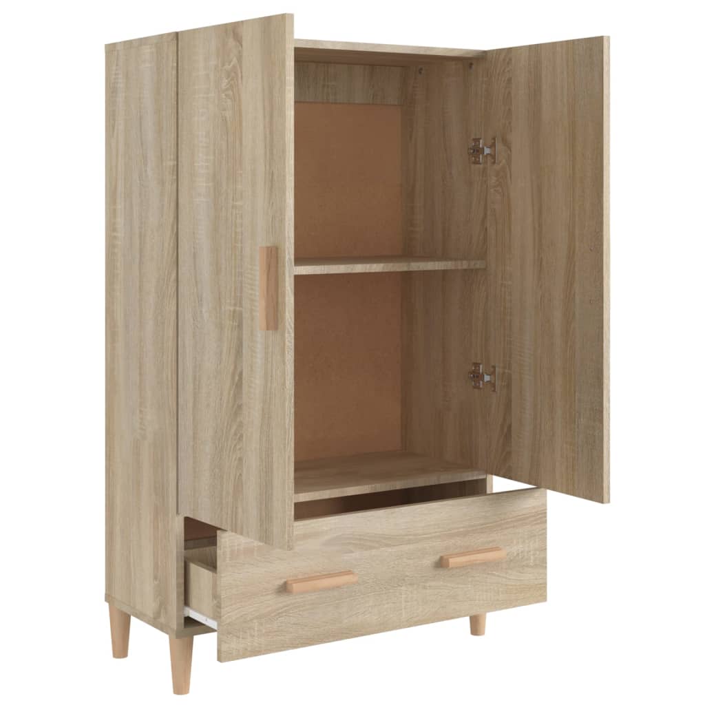 Highboard Sonoma-Eiche 70x31x115 cm Holzwerkstoff - Pazzar.ch