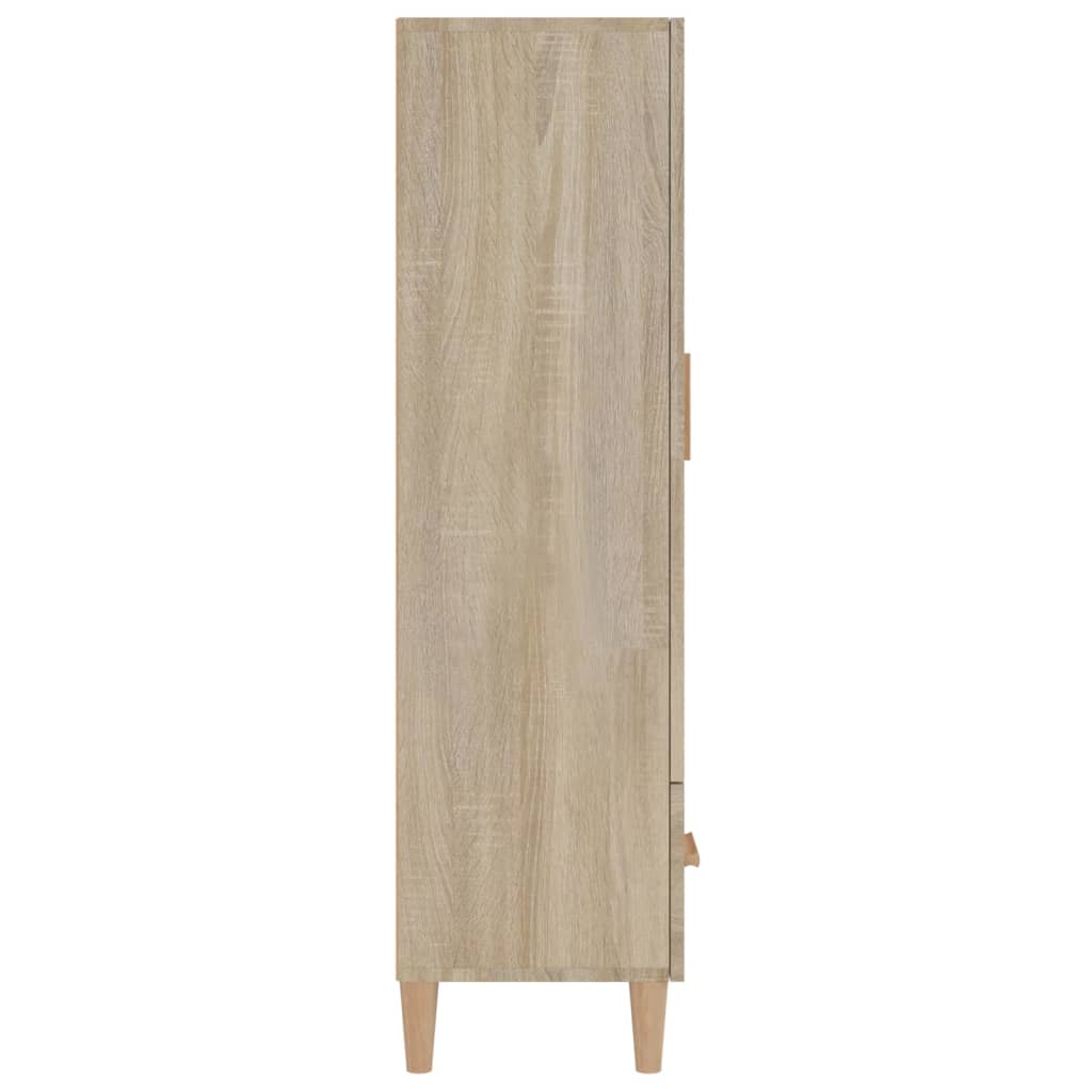 Highboard Sonoma-Eiche 70x31x115 cm Holzwerkstoff - Pazzar.ch