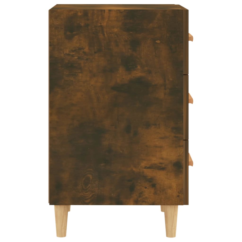 Nachttisch Räuchereiche 40x40x66 cm Holzwerkstoff - Pazzar.ch