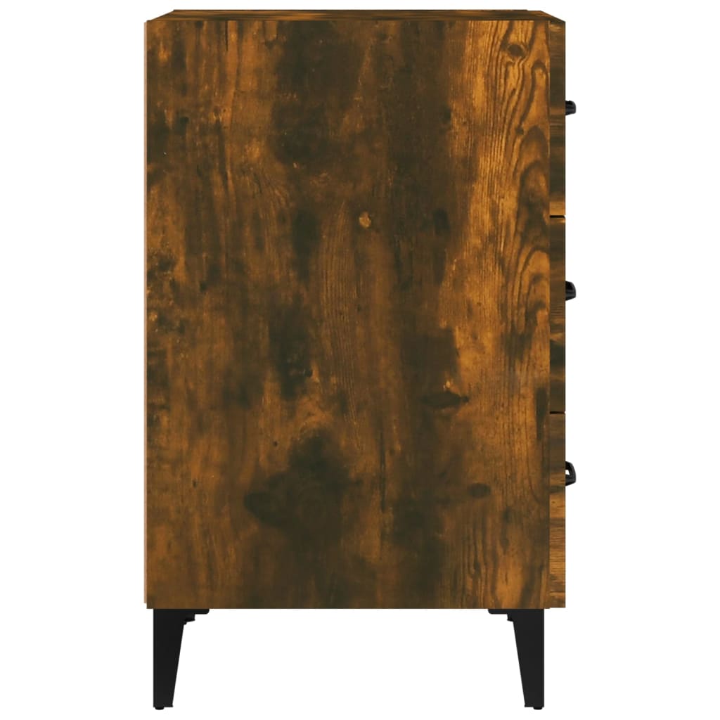 Nachttisch Räuchereiche 40x40x66 cm Holzwerkstoff - Pazzar.ch