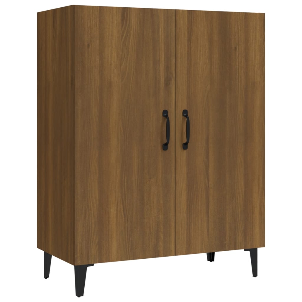Sideboard Braun Eichen-Optik 70x34x90 cm Holzwerkstoff - Pazzar.ch