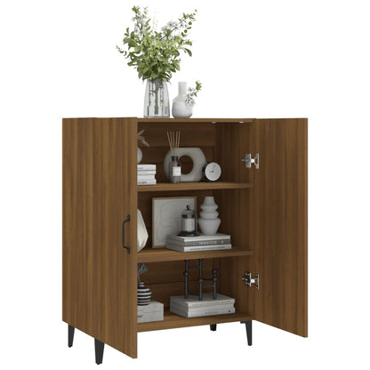Sideboard Braun Eichen-Optik 70x34x90 cm Holzwerkstoff - Pazzar.ch