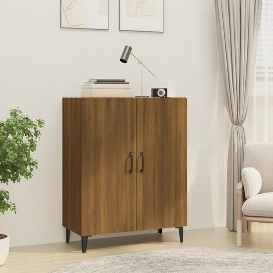Sideboard Braun Eichen-Optik 70x34x90 cm Holzwerkstoff - Pazzar.ch