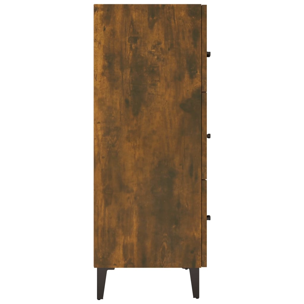Sideboard Räuchereiche 69,5x34x90 cm Holzwerkstoff - Pazzar.ch