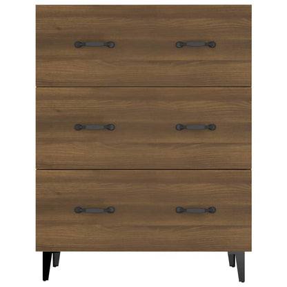 Sideboard Braun Eichen-Optik 69,5x34x90 cm Holzwerkstoff - Pazzar.ch