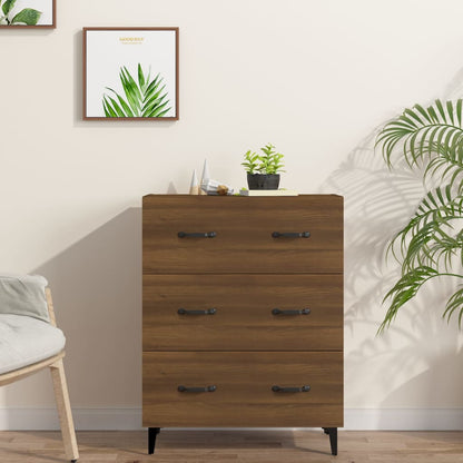 Sideboard Braun Eichen-Optik 69,5x34x90 cm Holzwerkstoff - Pazzar.ch