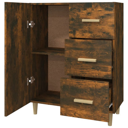 Sideboard Räuchereiche 69,5x34x90 cm Holzwerkstoff - Pazzar.ch